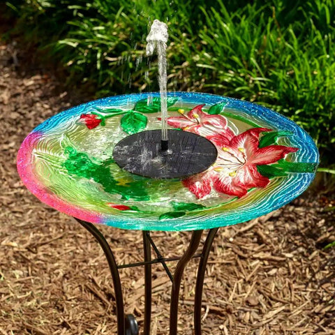 Birdbath to Solar Fountain Kit - Place into Bird Bath Bowl to Turn into Fountain