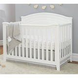 SF Home Solid Wood Convertible Crib in White - Toddler Bed Sold Separately