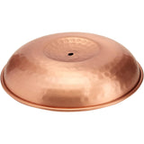 Premium Hand Hammered Copper Rain Chain Basin - 11-inch Diameter