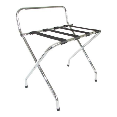 High Back Metal Folding Luggage Rack