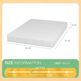 Full size 8-inch Thick Medium Firm Cool Gel Memory Foam Mattress