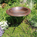 29-inch High Tripod Ring Stand for Birdbath - Bird Bath Bowl Not Included