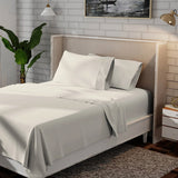 Twin Ivory Beige Off-White Cream 100-Percent Certified Organic Cotton Sheet Set