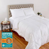 King size Cotton Bed Pillow with Down Alternative Polyester Fiber Fill