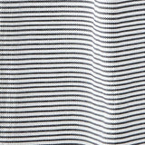 72-inch Navy and White Stripes Cotton Shower Curtain