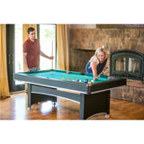 7-Foot 2-in-1 Conversion top Pool Table Ping Pong Table Set