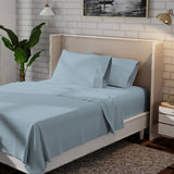 Queen size Aqua Blue 100-Percent Certified Organic Cotton Sheet Set