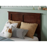 Twin size Traditional Style Headboard in Walnut Wood Finish