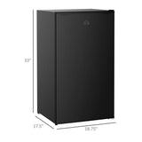 Compact Refrigerator Mini Fridge/Freezer 3.2 Cu.Ft, Black