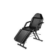 Black Adjustable Massage Bed Salon Chair w/ Hydraulic Stool