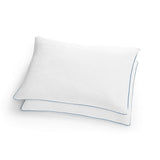 Set of 2 King size Memory Foam Pillow with Removable Machine Washable Cover