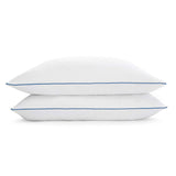 Set of 2 King size Memory Foam Pillow with Removable Machine Washable Cover